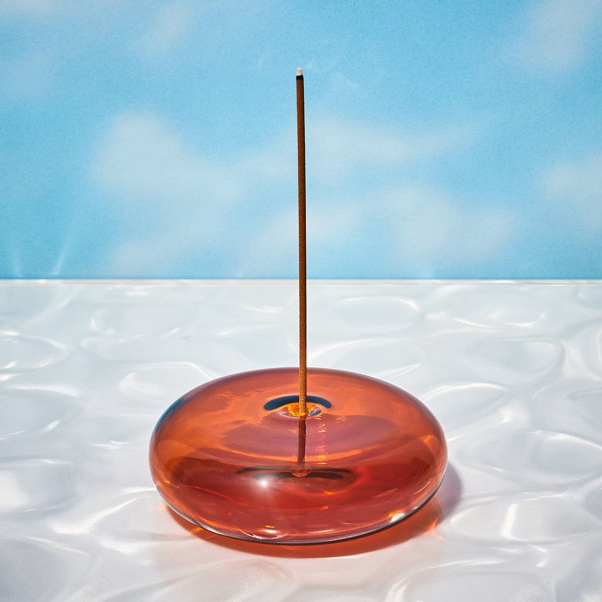 Bubble Glass Incense Holder Glass - Incense Holder - Table