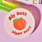 Big Butt Peach Sticker Butts - Cute - Lolgp - Peach - Runner
