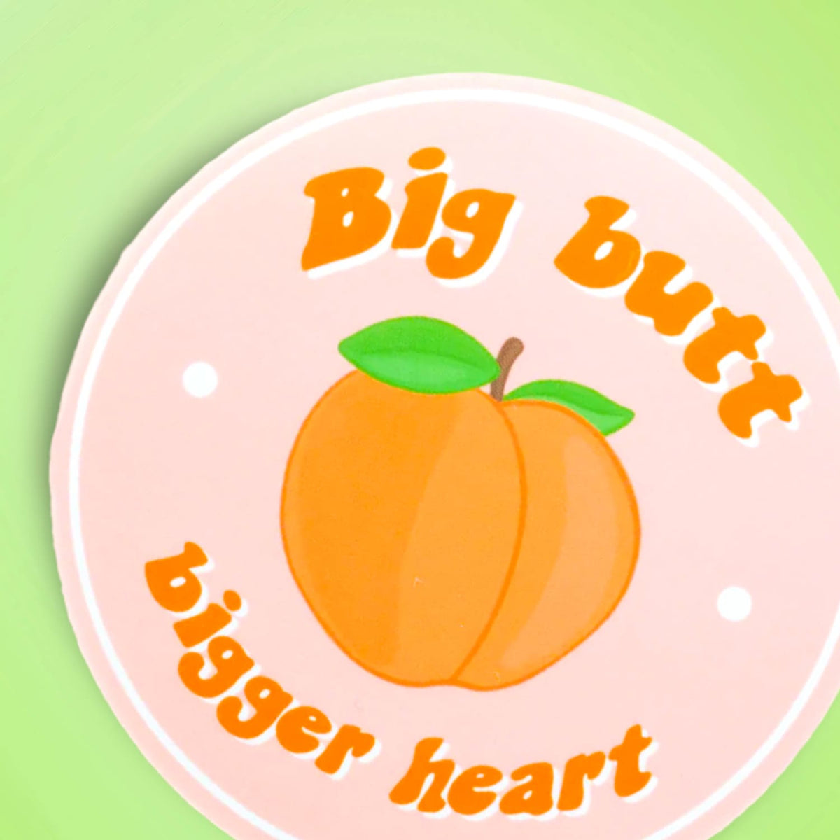 Sticker Pmp Big Butt Butts - Cute - Lolgp - Peach - Runner