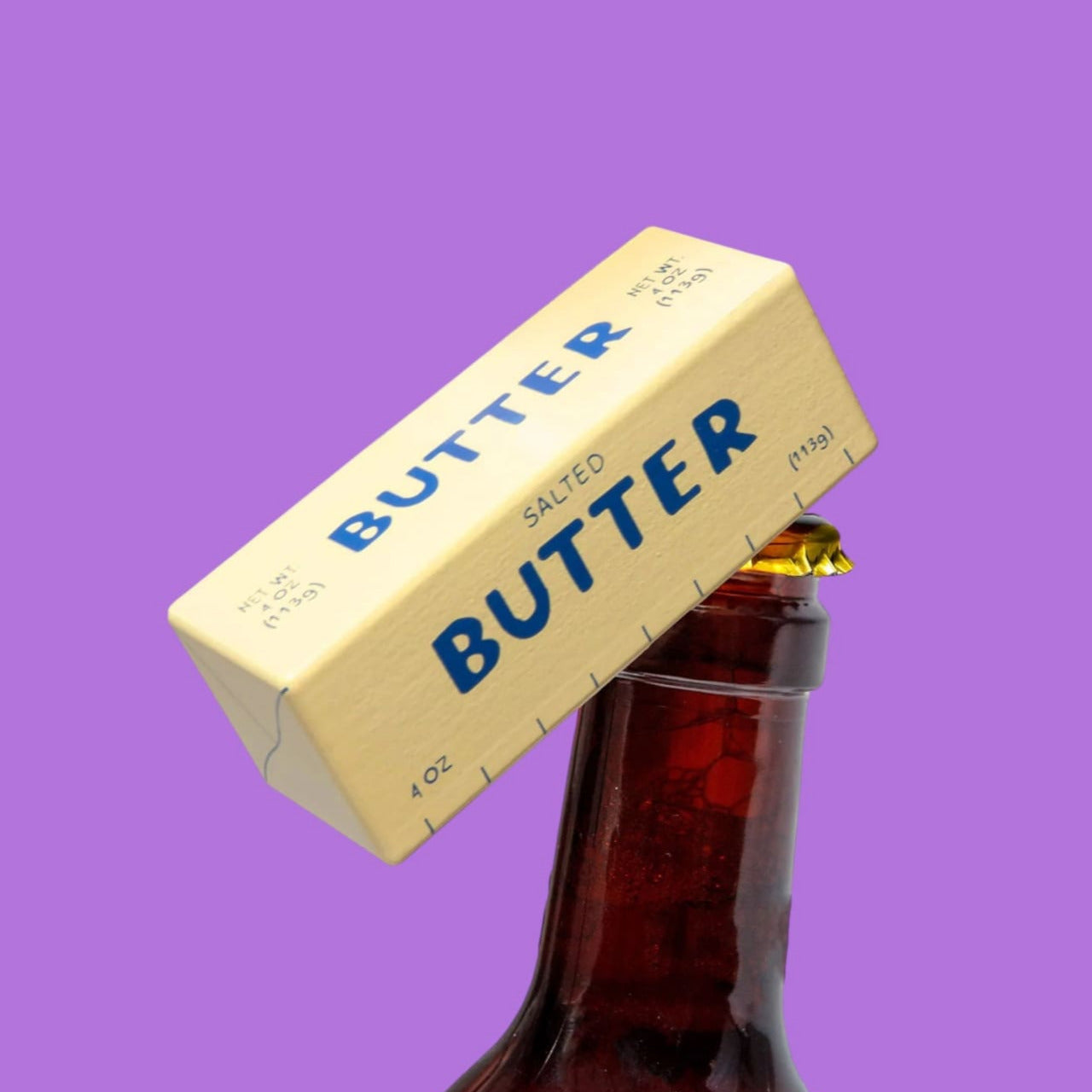 Butter Bottle Opener Butter - Ceramic - Doiy - Fake Food