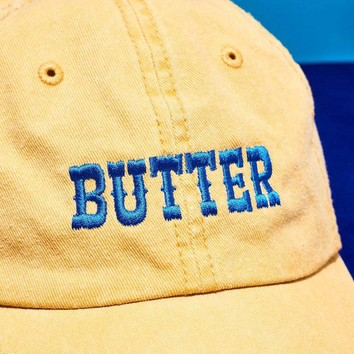 Butter Dad Hat - Yellow Cotton Cap | Friends Nyc Brooklyn Ny