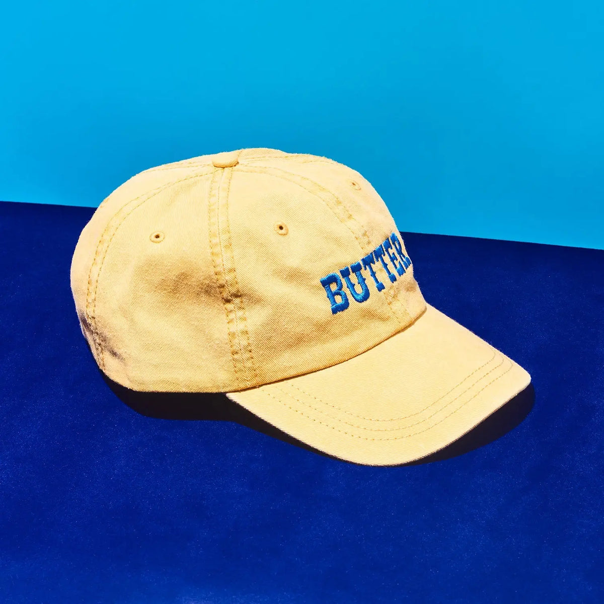 Butter Dad Hat - Yellow Cotton Cap | Friends Nyc Brooklyn Ny