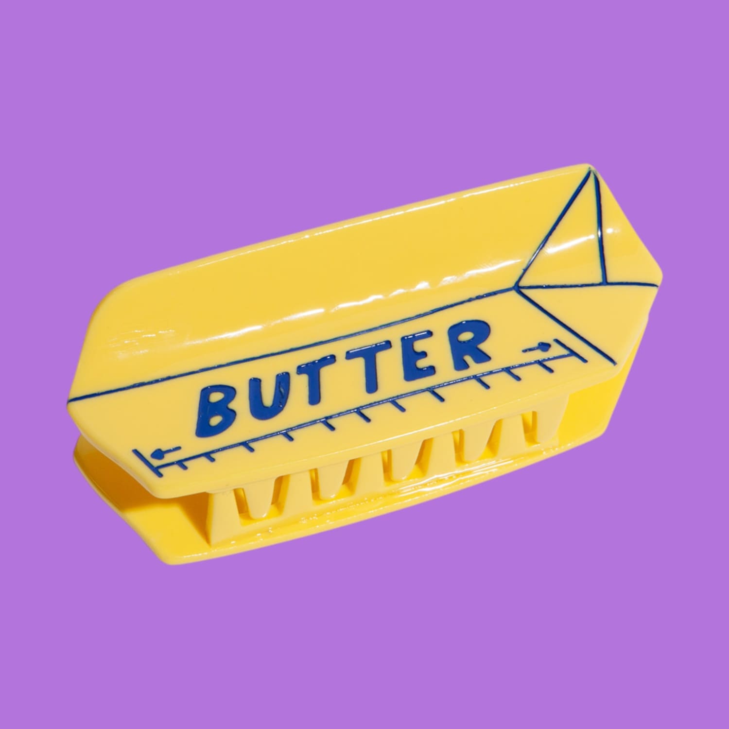 Butter Hair Claw Butter Ceramic Cute Hair Clip Doiy Fake