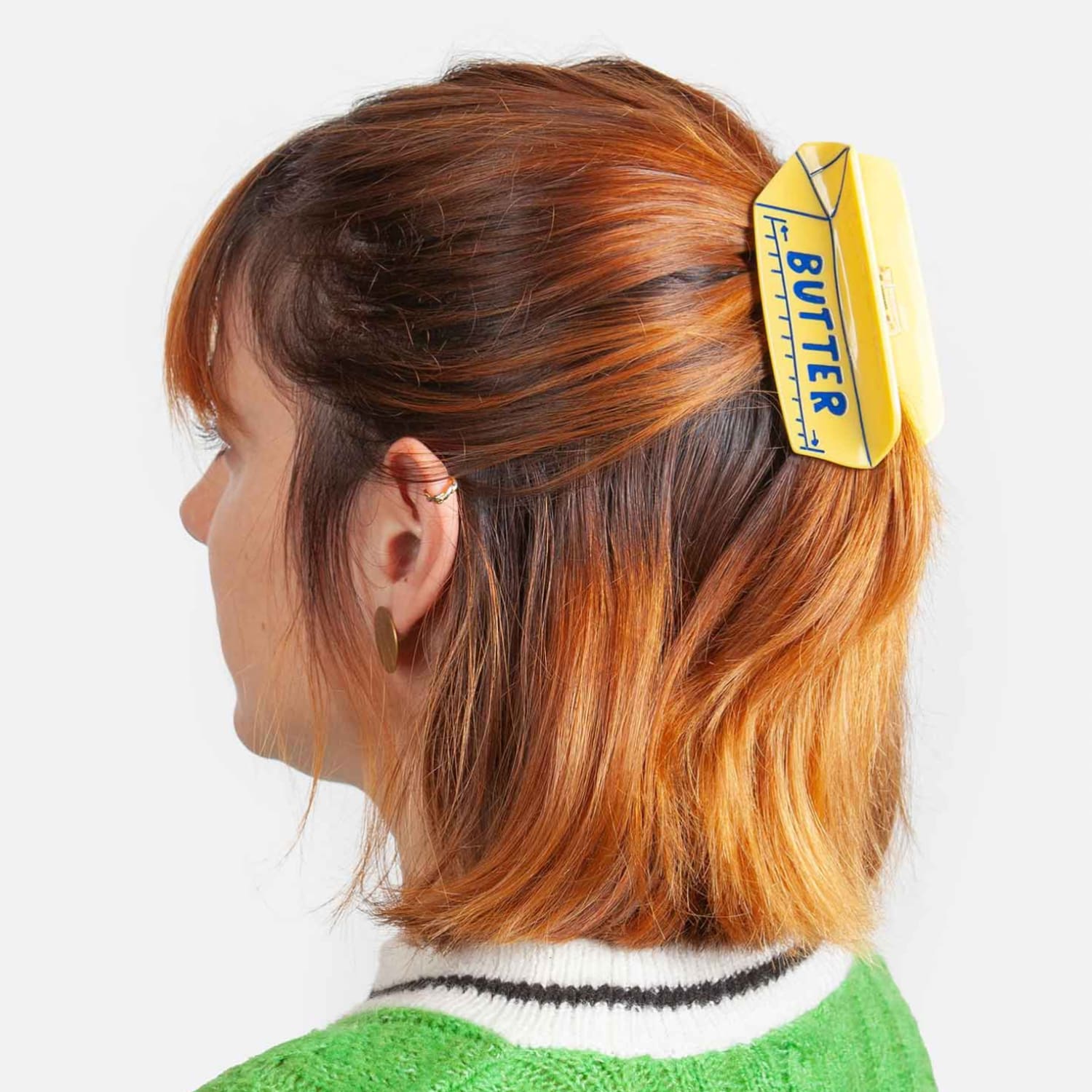 Butter Hair Claw Butter - Ceramic - Cute Hair Clip - Doiy