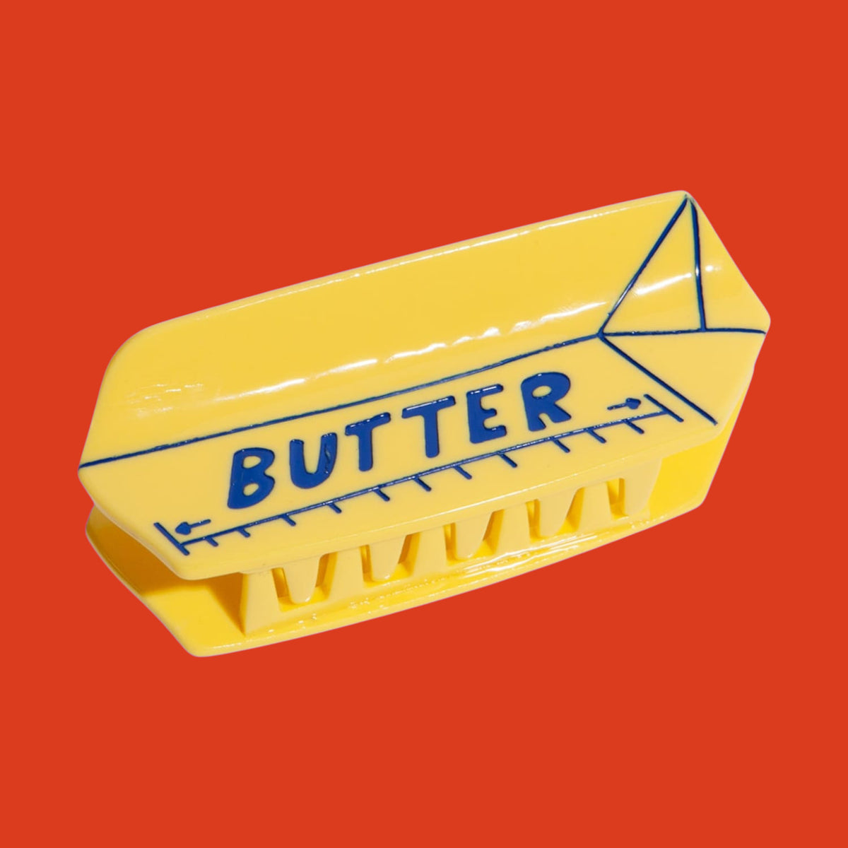 Butter Hair Claw - Ceramic Food Novelty Accessory | Friends