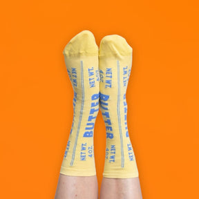 Butter Women’s Crew Socks Bff Gifts - Butter - Crew Socks