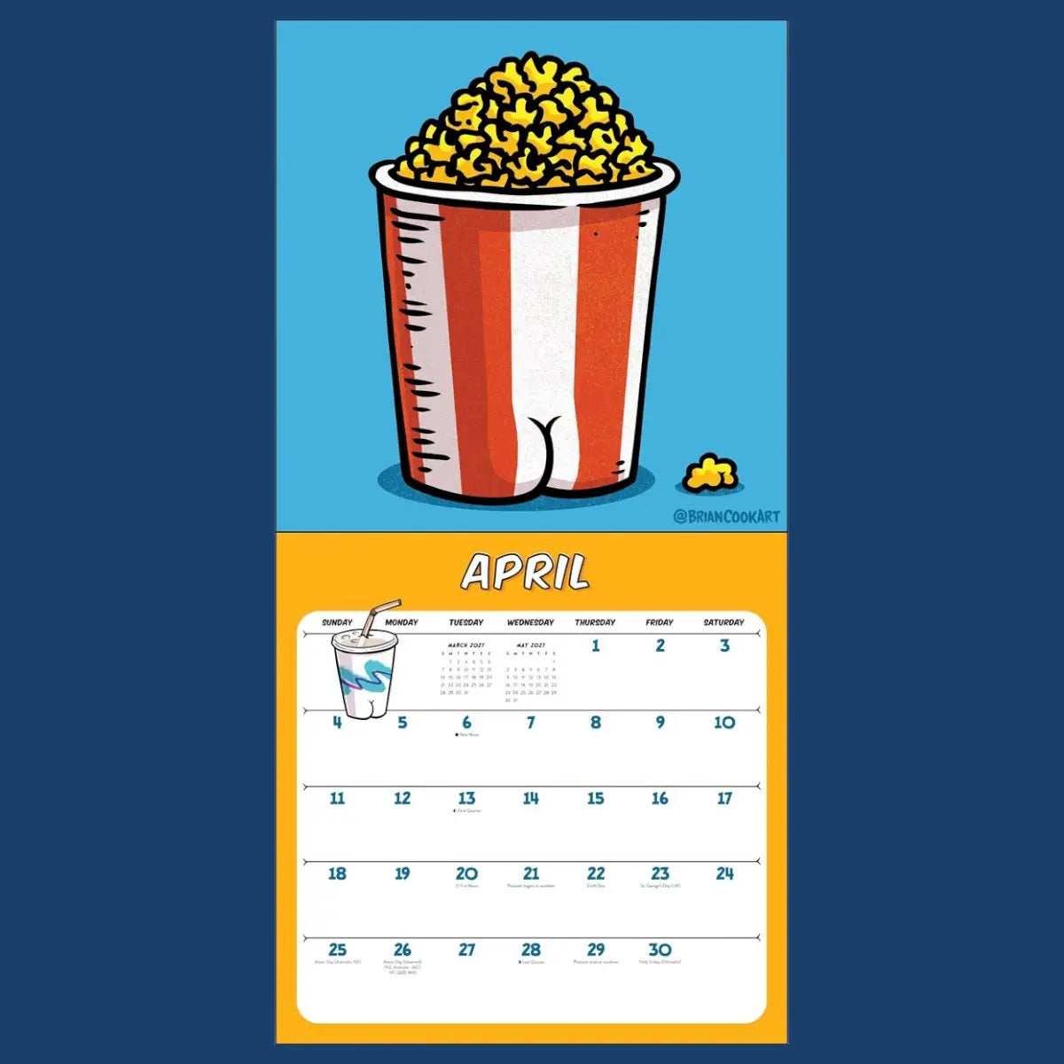 April - Popcorn tub with a butt 