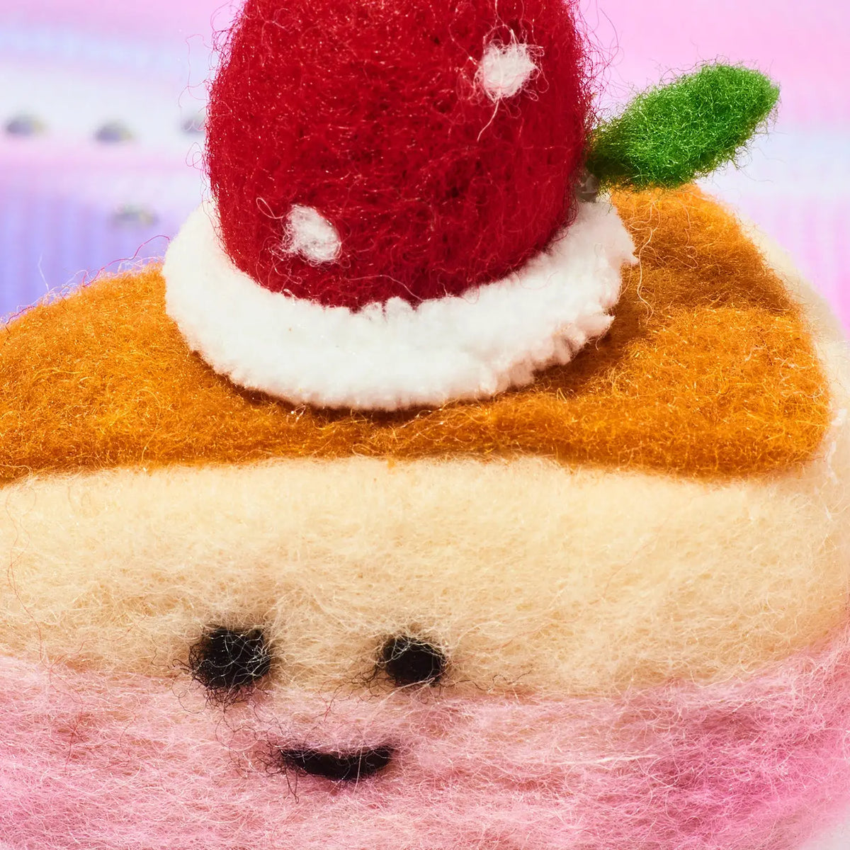 Cake Slice Character Felt Ornament | Friends Nyc Brooklyn Ny