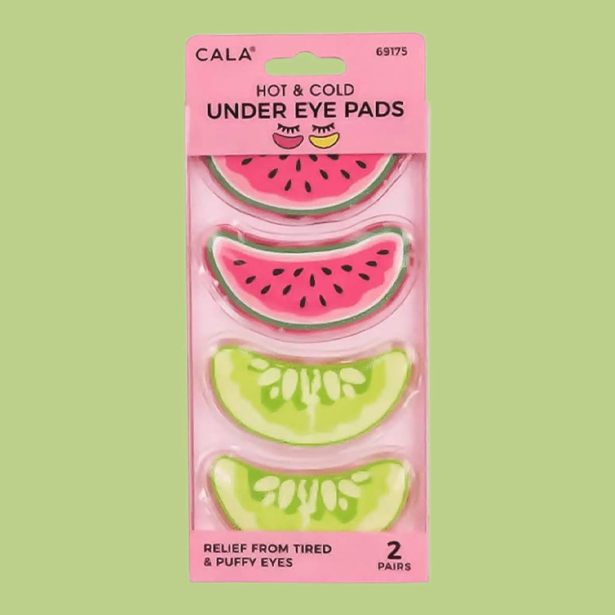 Cala Hot Cold Under Eye Pads - Watermelon Cucumber