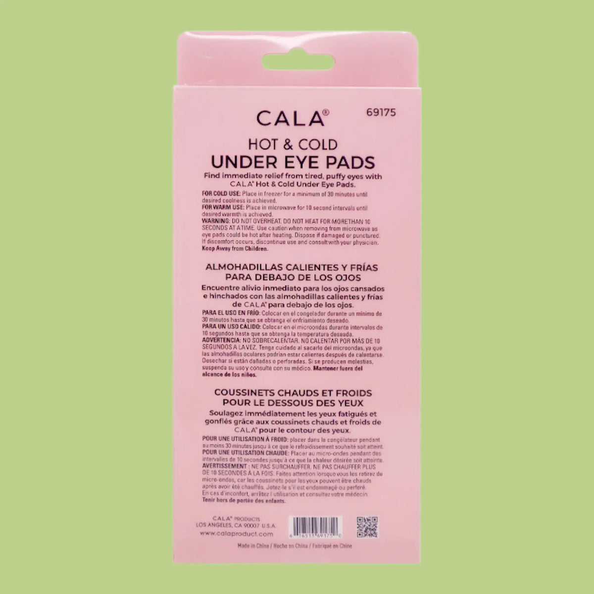Cala Hot Cold Under Eye Pads - Watermelon Cucumber