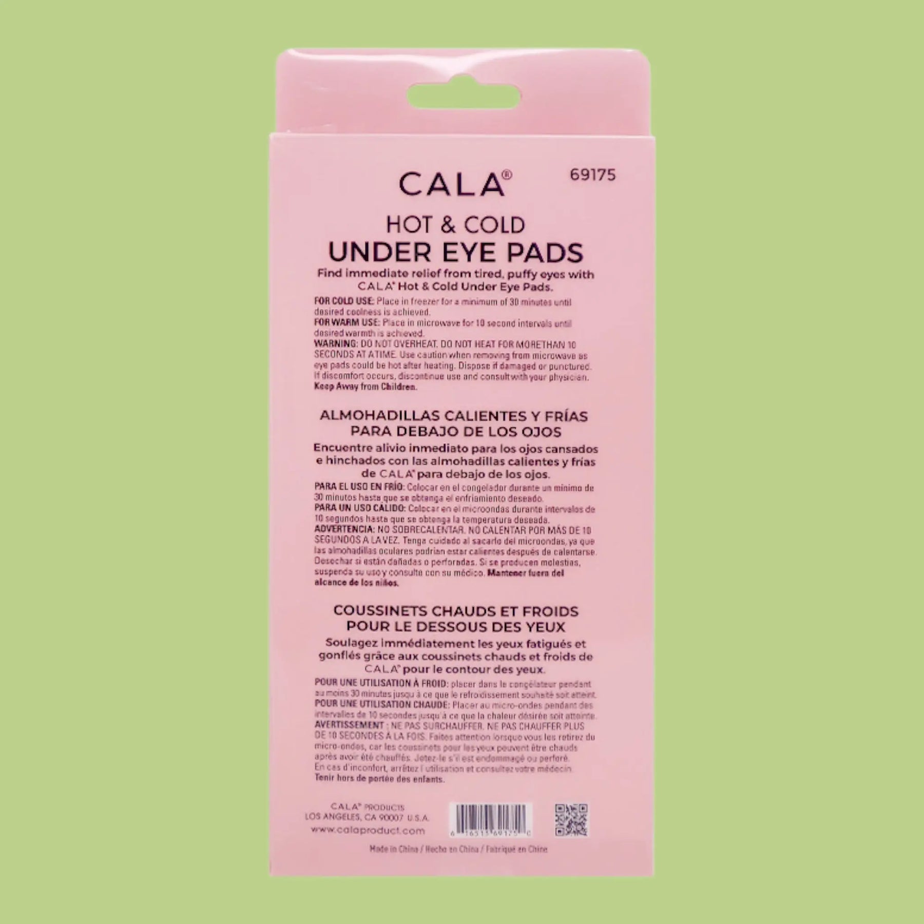 Cala Hot Cold Under Eye Pads - Watermelon Cucumber