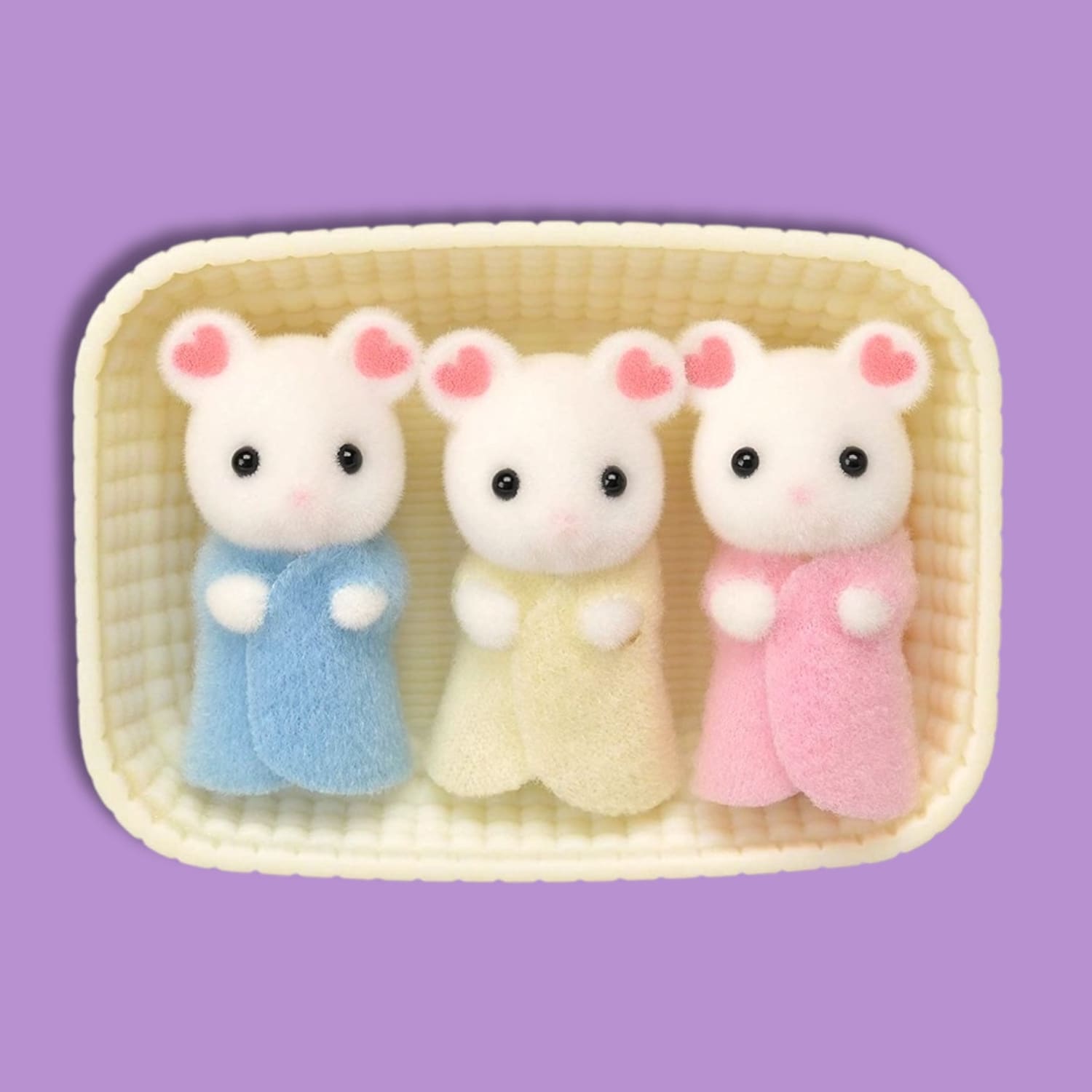 Calico Critter Triplets Marshmallow Mouse Calico Critters