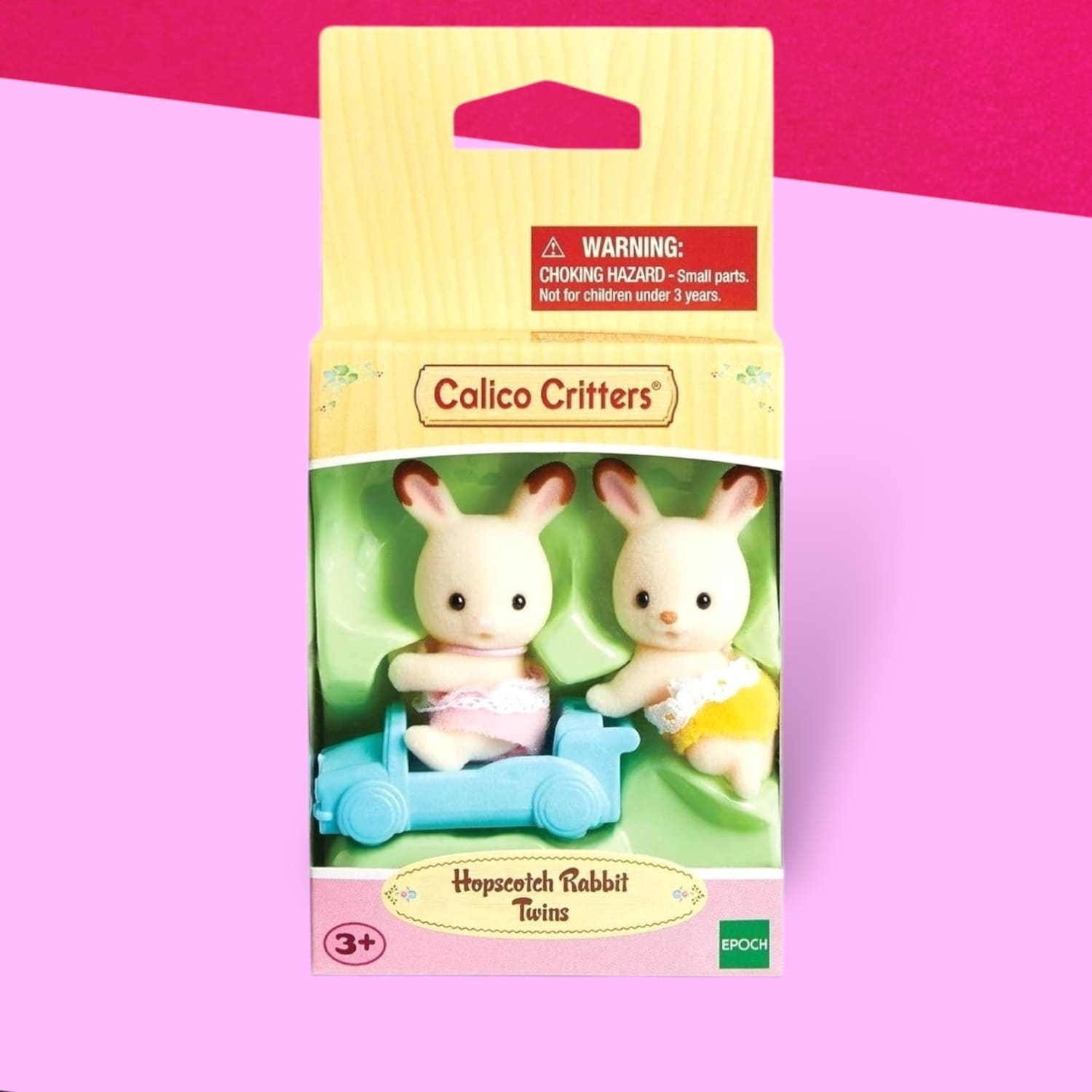 Calico Critter Twins Chocolate Rabbit Calico Critters