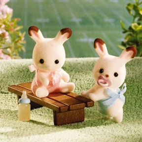 Calico Critter Twins Chocolate Rabbit Calico Critters