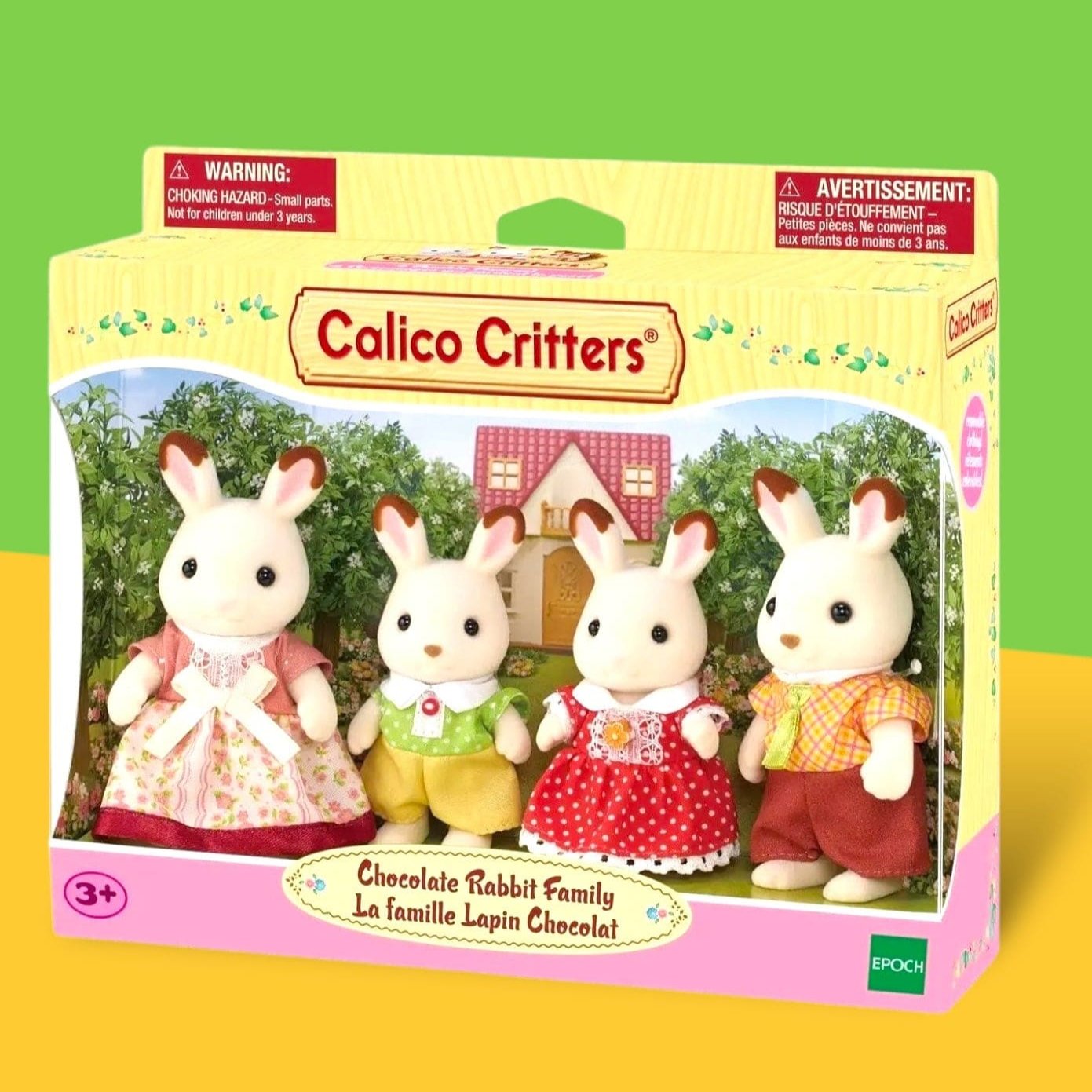 Calico Critters Family - Chocolate Rabbit Groupbycolor