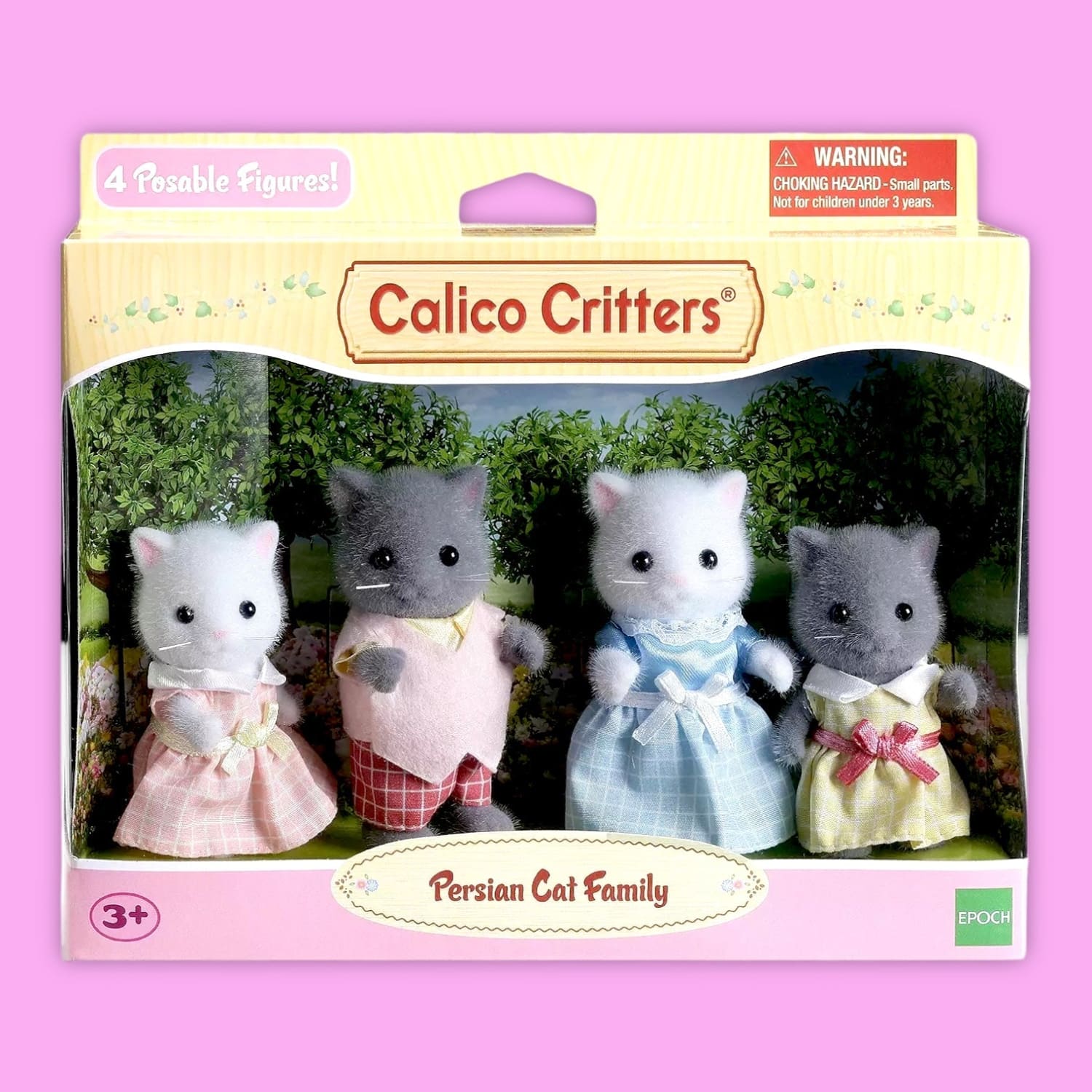 Calico Critters Family Persian Cat Groupbycolor