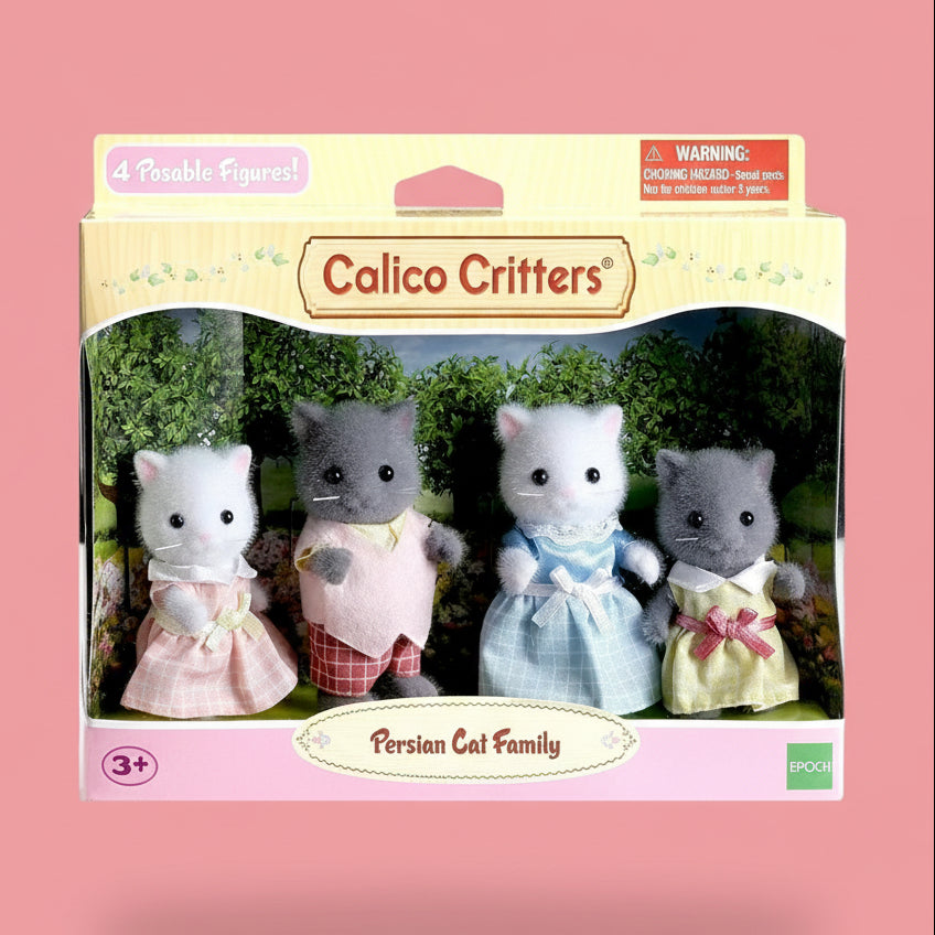 Calico Critters Family Persian Cat Groupbycolor