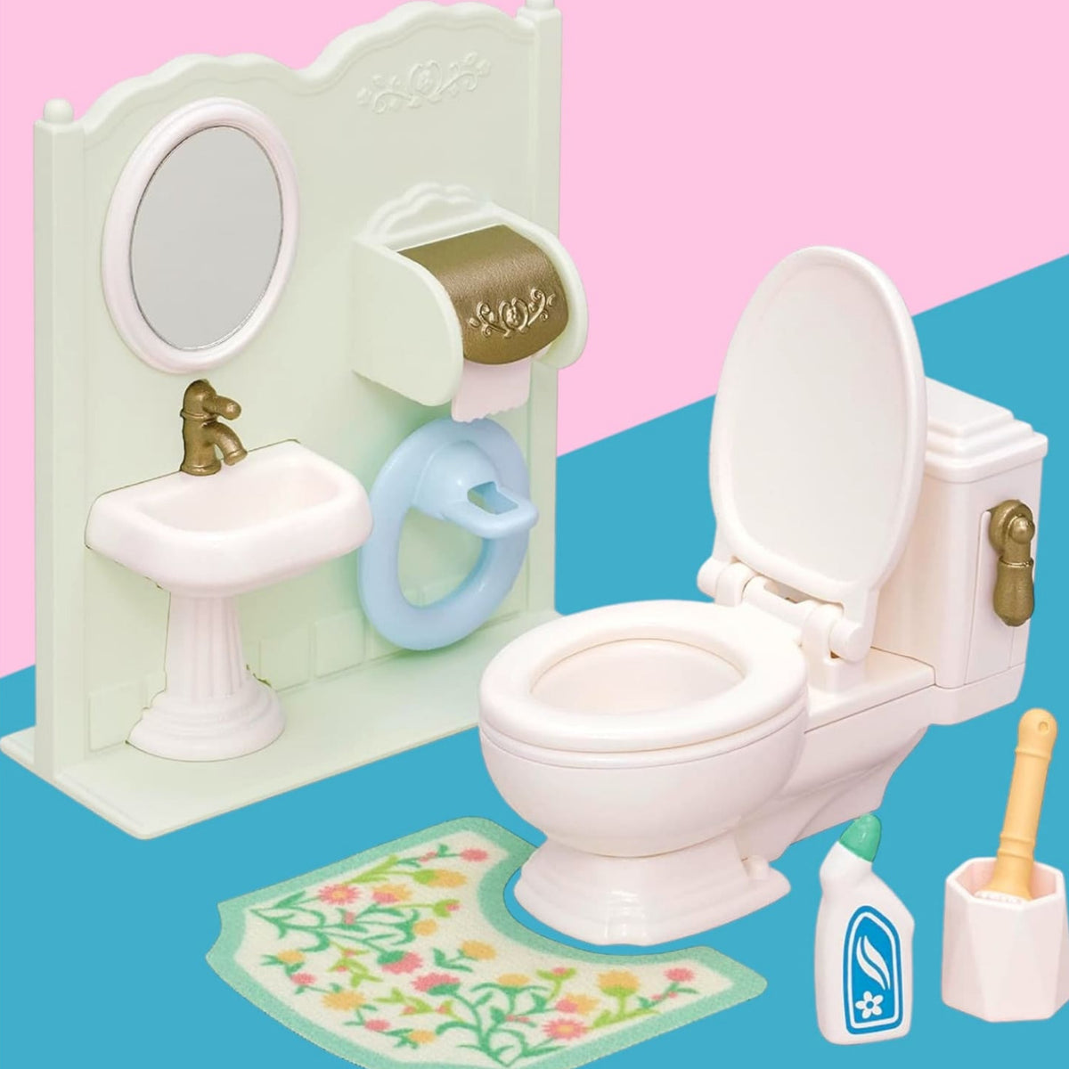 Calico Critters Playset $15.99 Toilet Groupbycolor