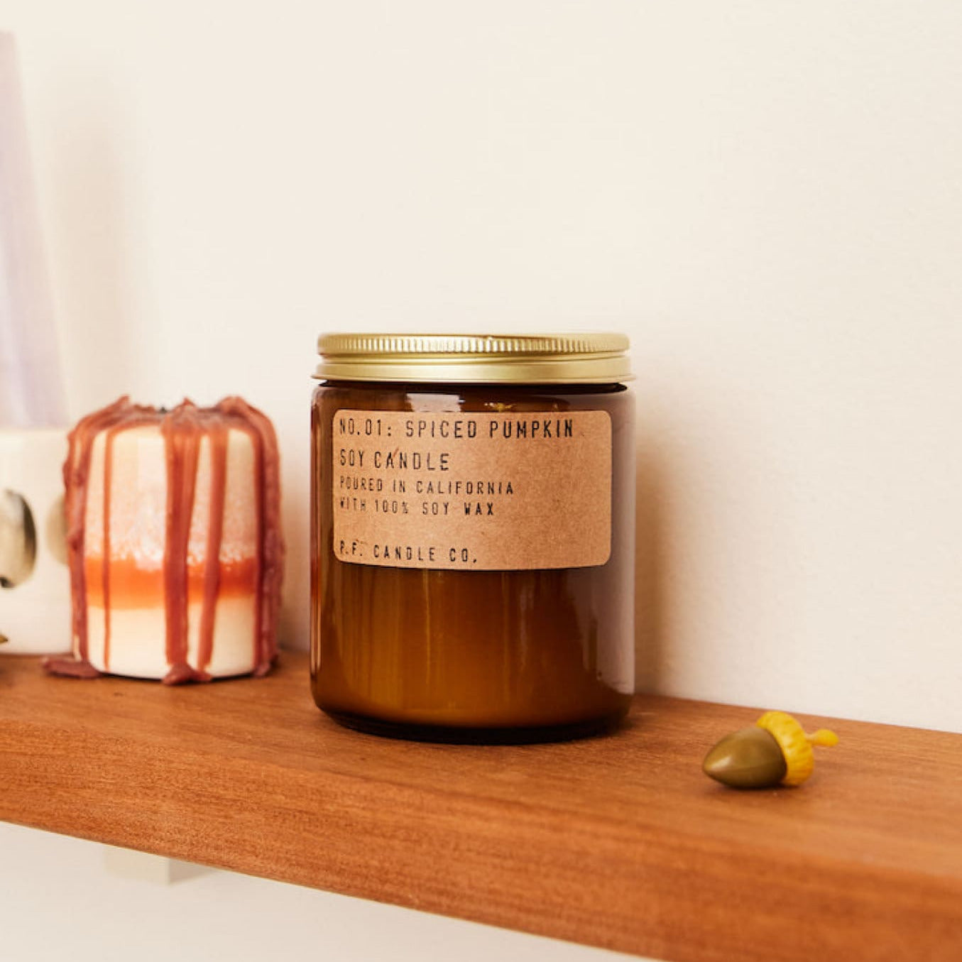 P.f. Candle Co. - Spiced Pumpkin Back Soon - Candle -