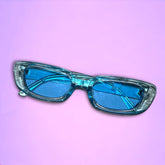 Candy Rectangle Sunglasses Clear - Rectangle Sunglasses -