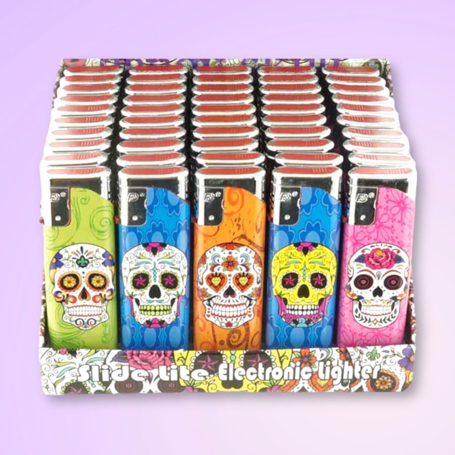 Candy Skull Lighter Cute Girly Smoke Shop - Lighter -