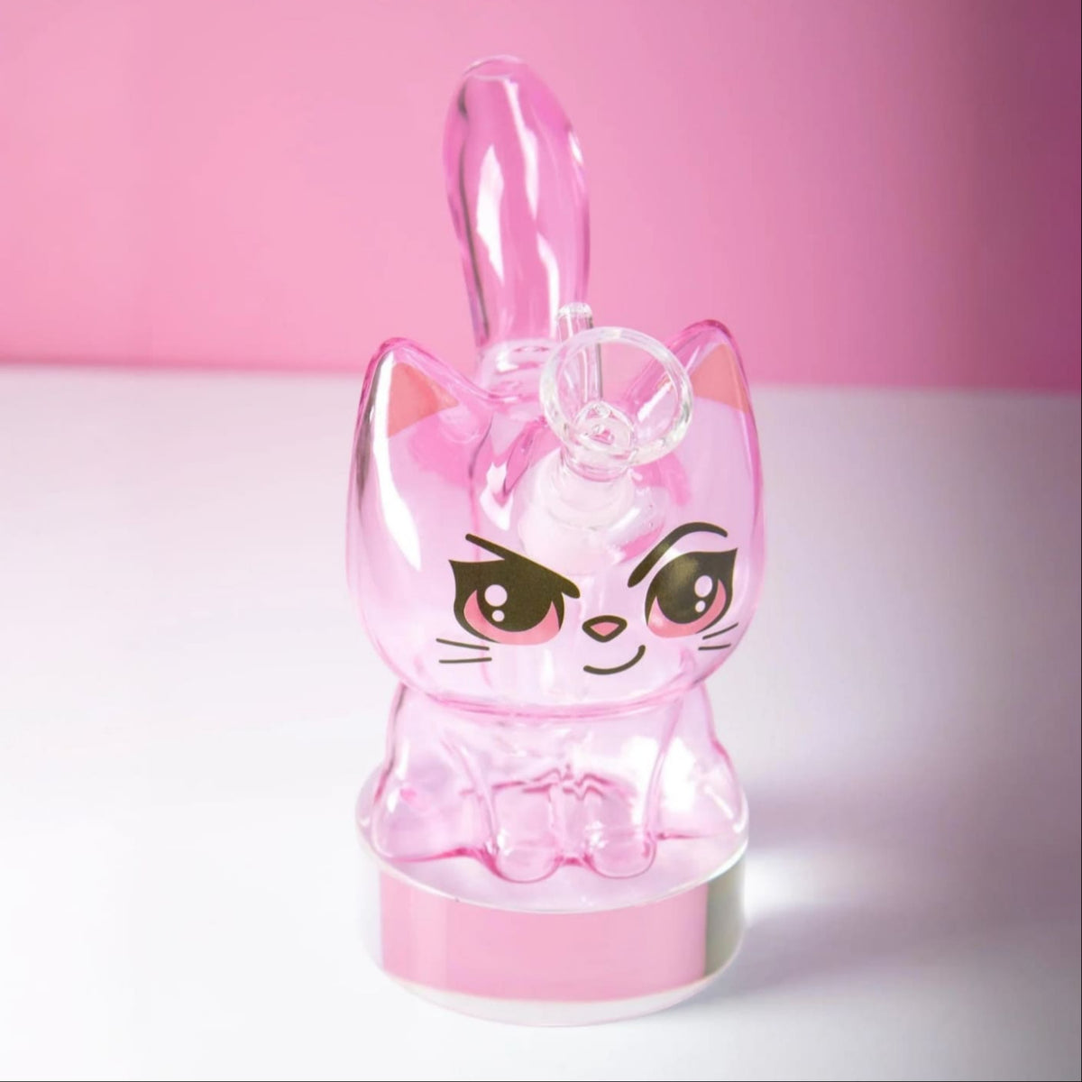Canna Cat Bubbler Bong Aesthetic Bong - Smoke - Canna Style
