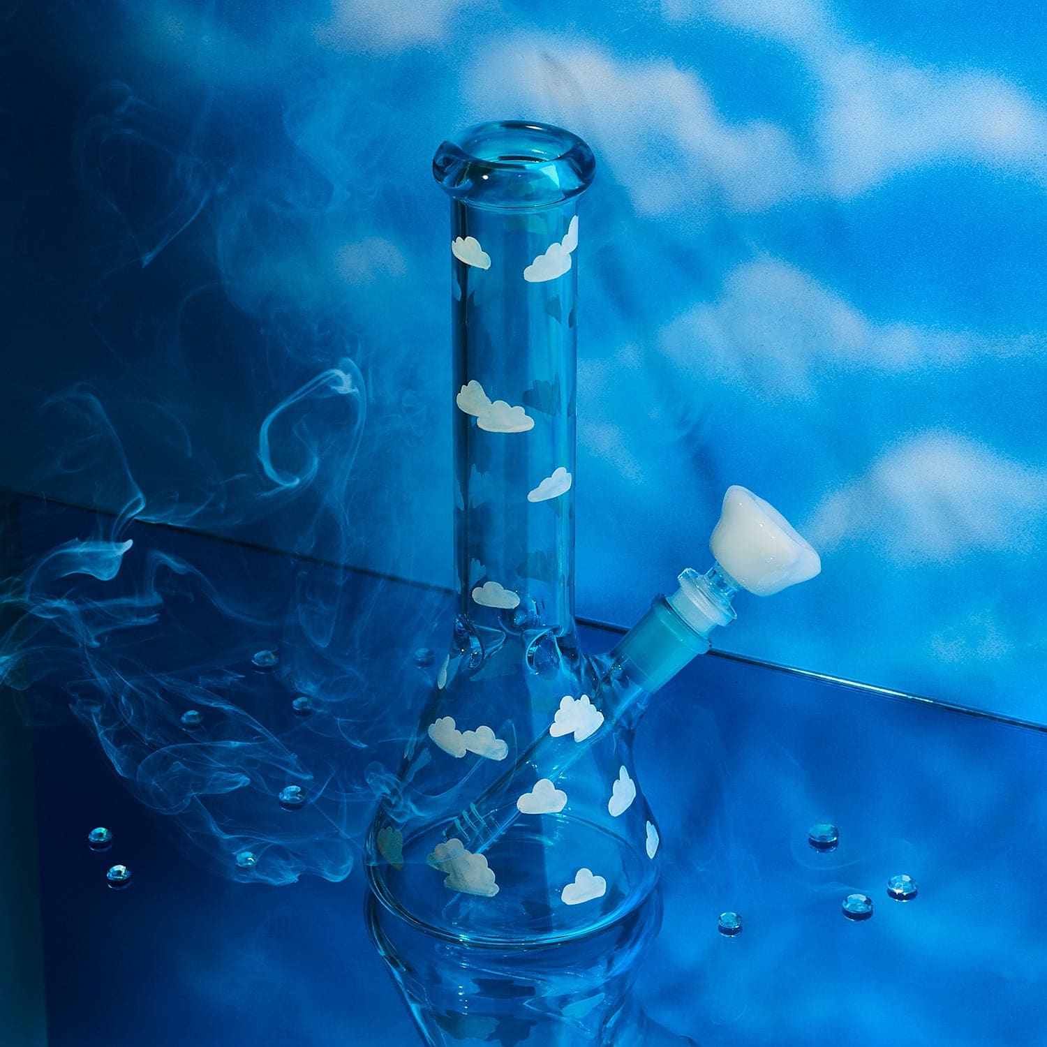 Canna Style Dreamy Cloud Bong Aesthetic - Smoke Cute Girly