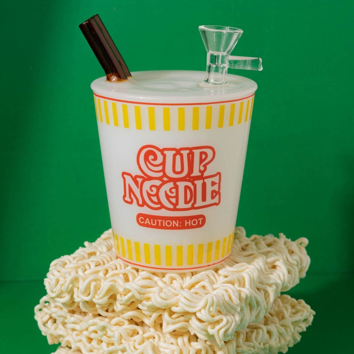 Ramen Cup Of Noodles Bong Aesthetic Bong - Smoke - Canna