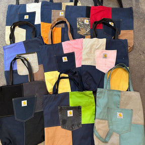 Carhartt Recycled Patchwork Tote Bag Carhartt - Earth Day -