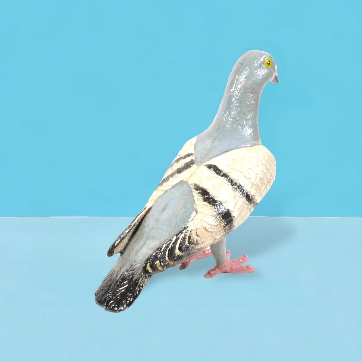 Cast Iron Pigeon Sculpture Accent Decor - Cast Iron - Desk