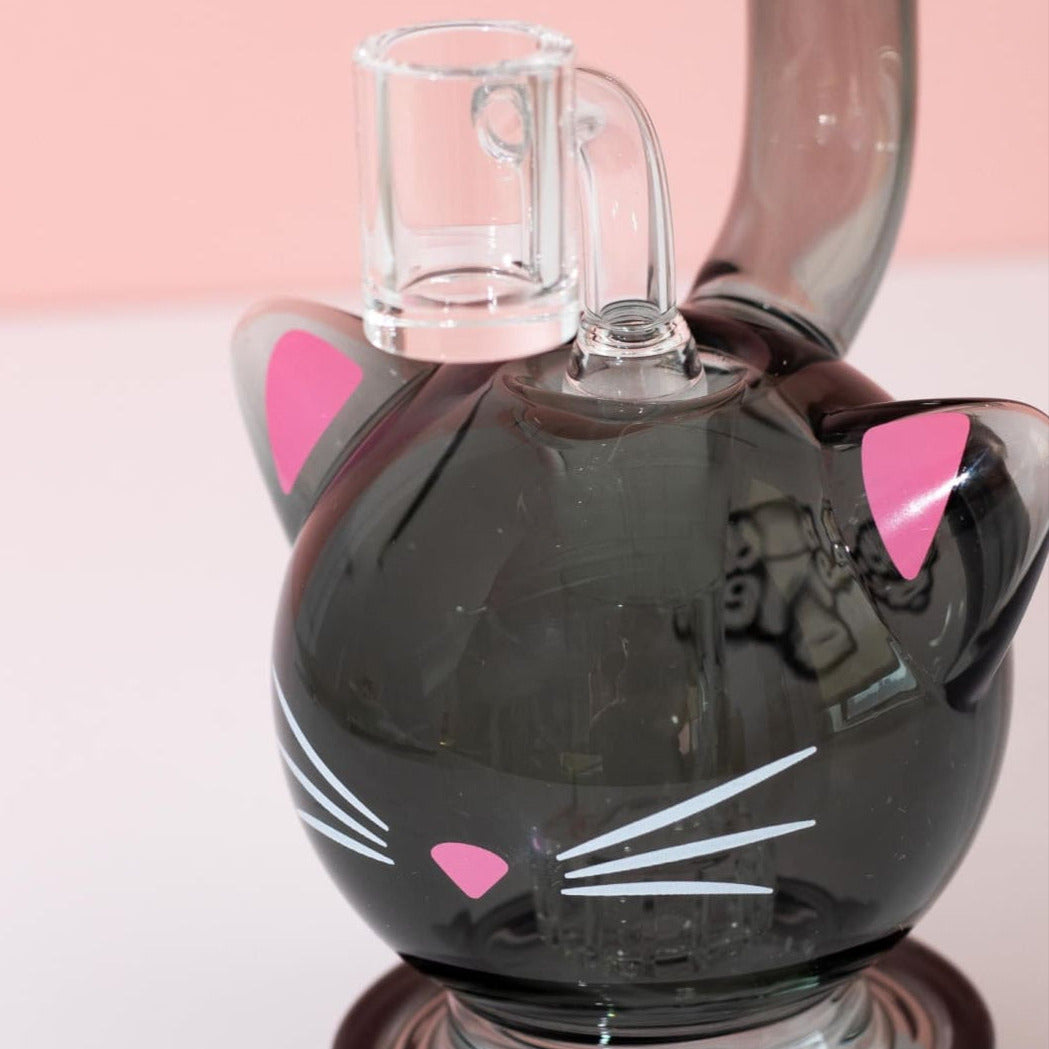 Cat Bong Rig Aesthetic Bong - Smoke - Canna Style - Cute