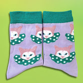 Cat Clown Socks Cat Lover - Novelty Socks - Web1024