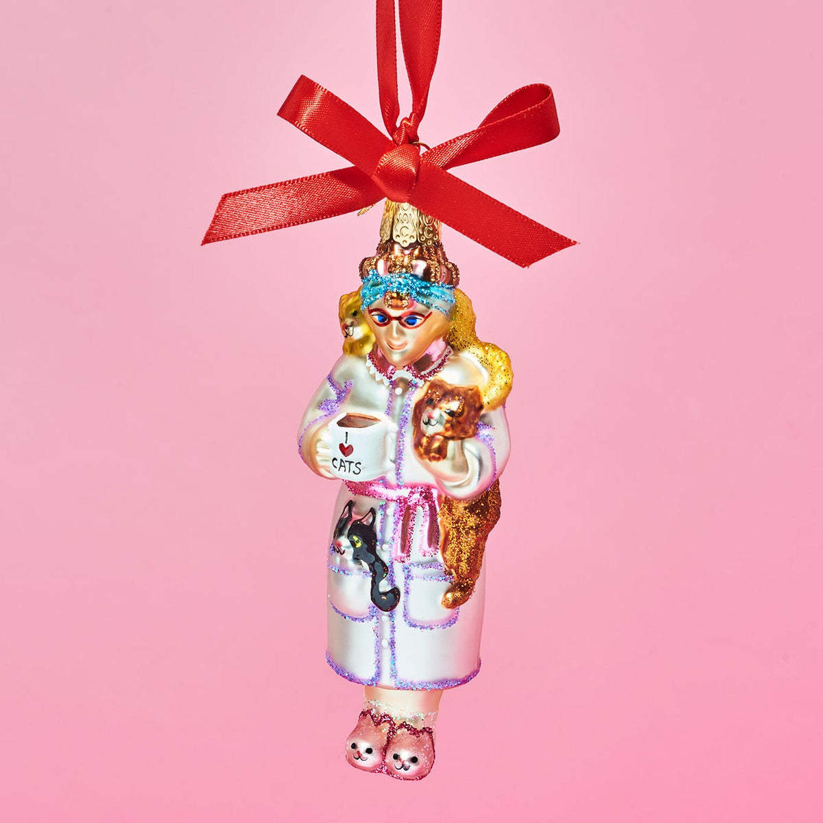 Cat Lady Ornament - Holiday Decor | Friends Nyc Brooklyn Ny