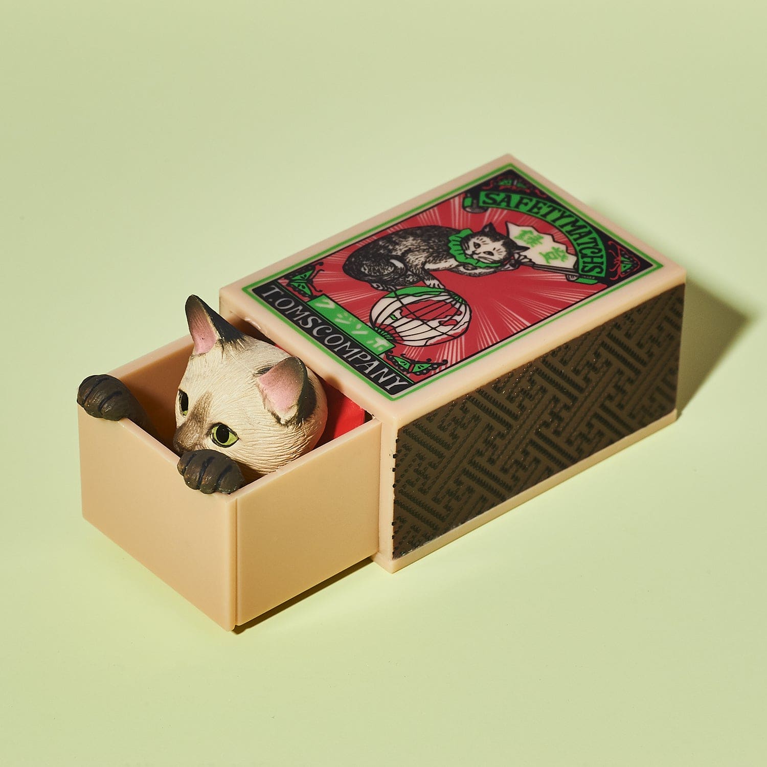 Cat Peek Matchbox - Kitan Club Japanese Blind Box Figurine