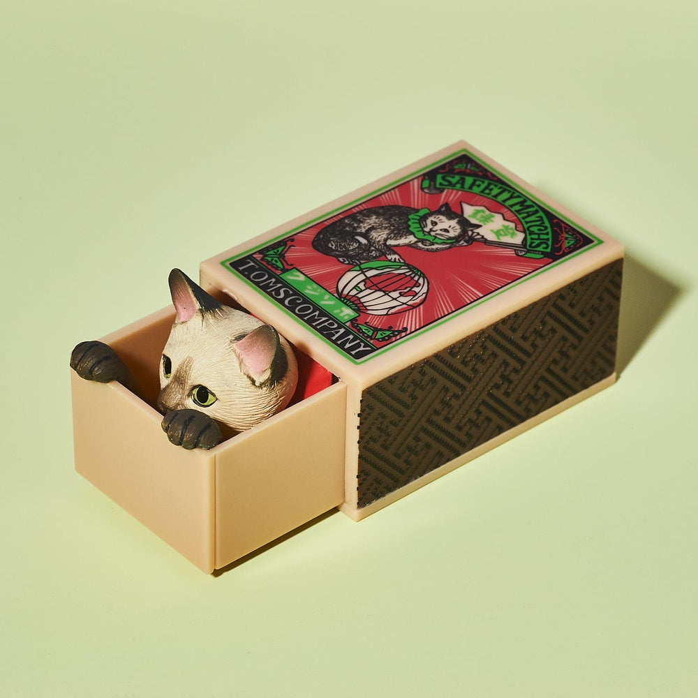 Cat Peek Matchbox - Kitan Club Japanese Blind Box Figurine