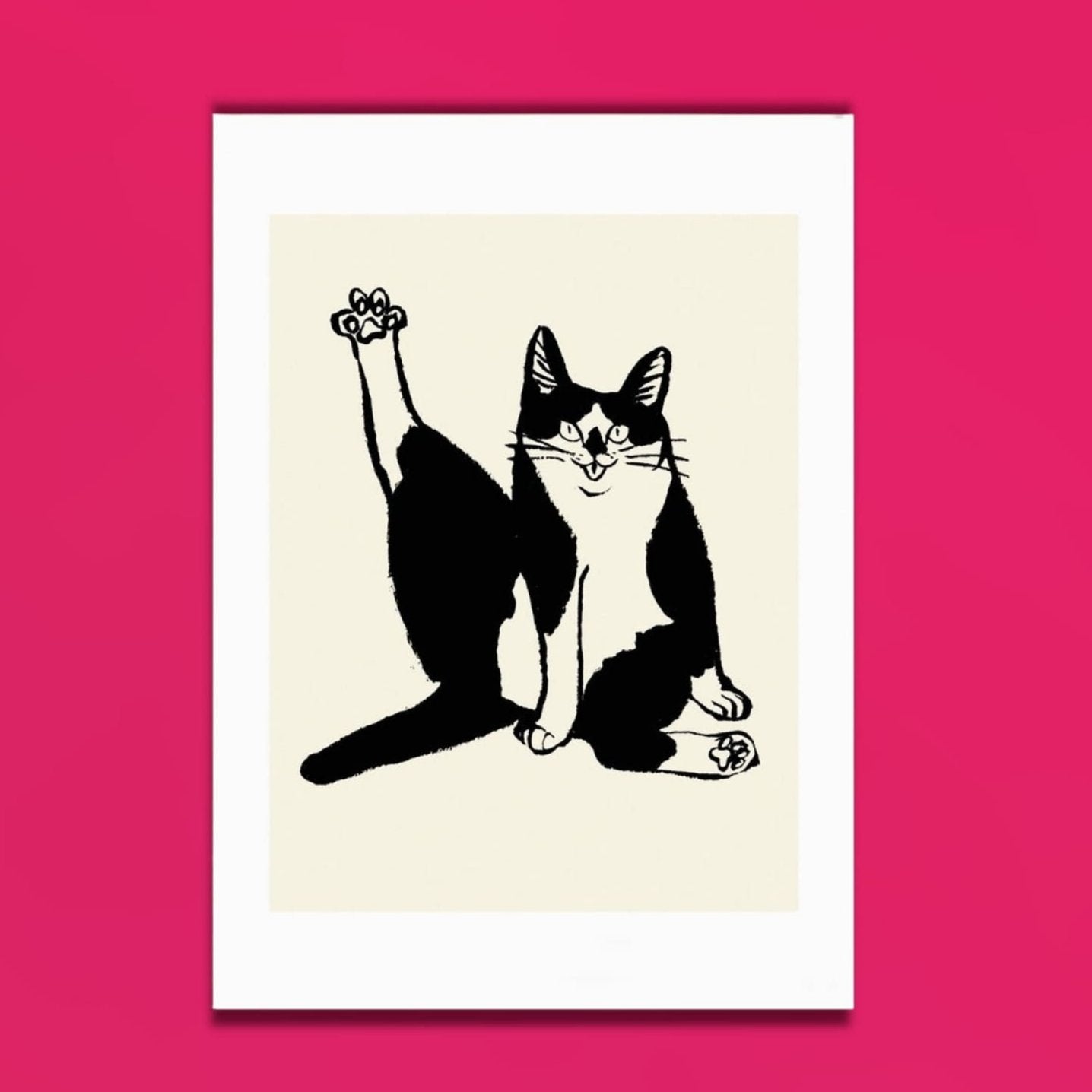 Cat Pose Greeting Card Greeting Card - Groupbycolor