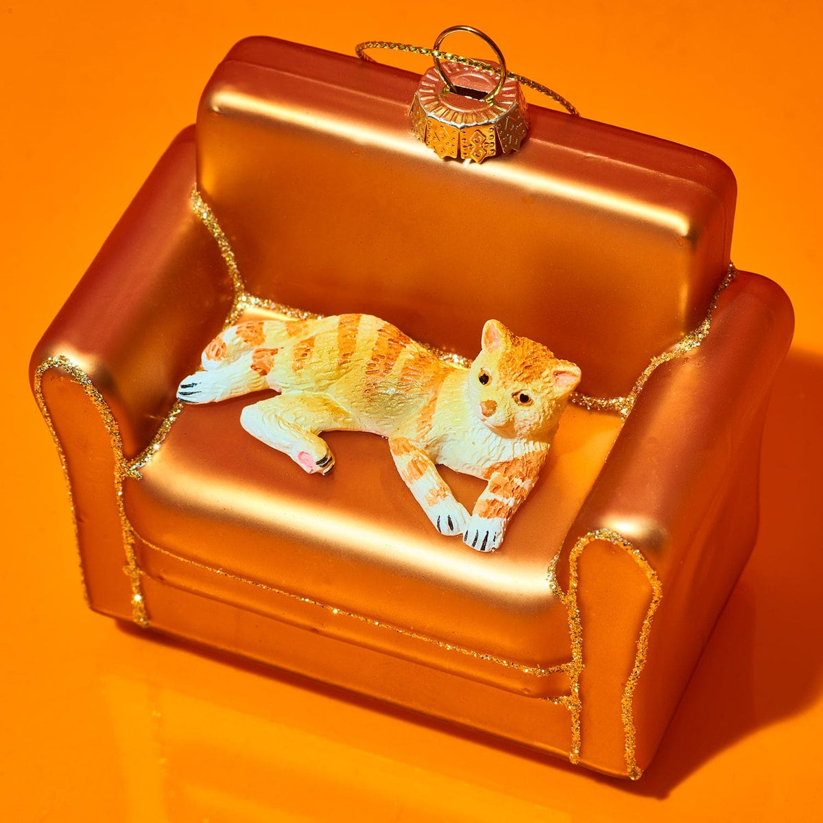 Cat on Sofa Ornament Christmas Gifts Holiday Onsite25