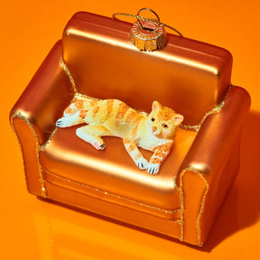 Cat on Sofa Ornament Christmas Gifts Holiday Onsite25