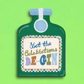 Celebrations Be - gin Birthday Card - Gifts Drinks Gin