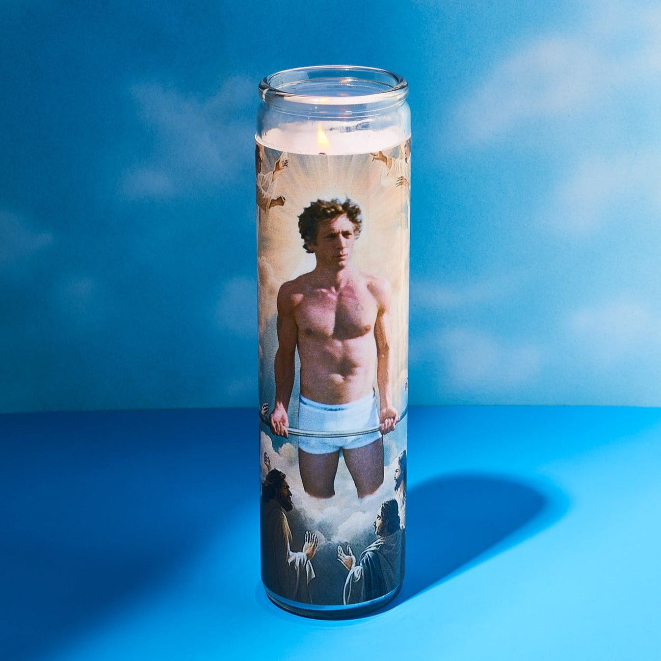 Celebrity Pillar Candle Rbc Jeremy Allen White Calvins