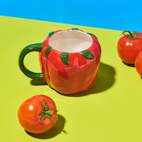 Ceramic Tomato Mug Fake Food - Kitchen and Drink