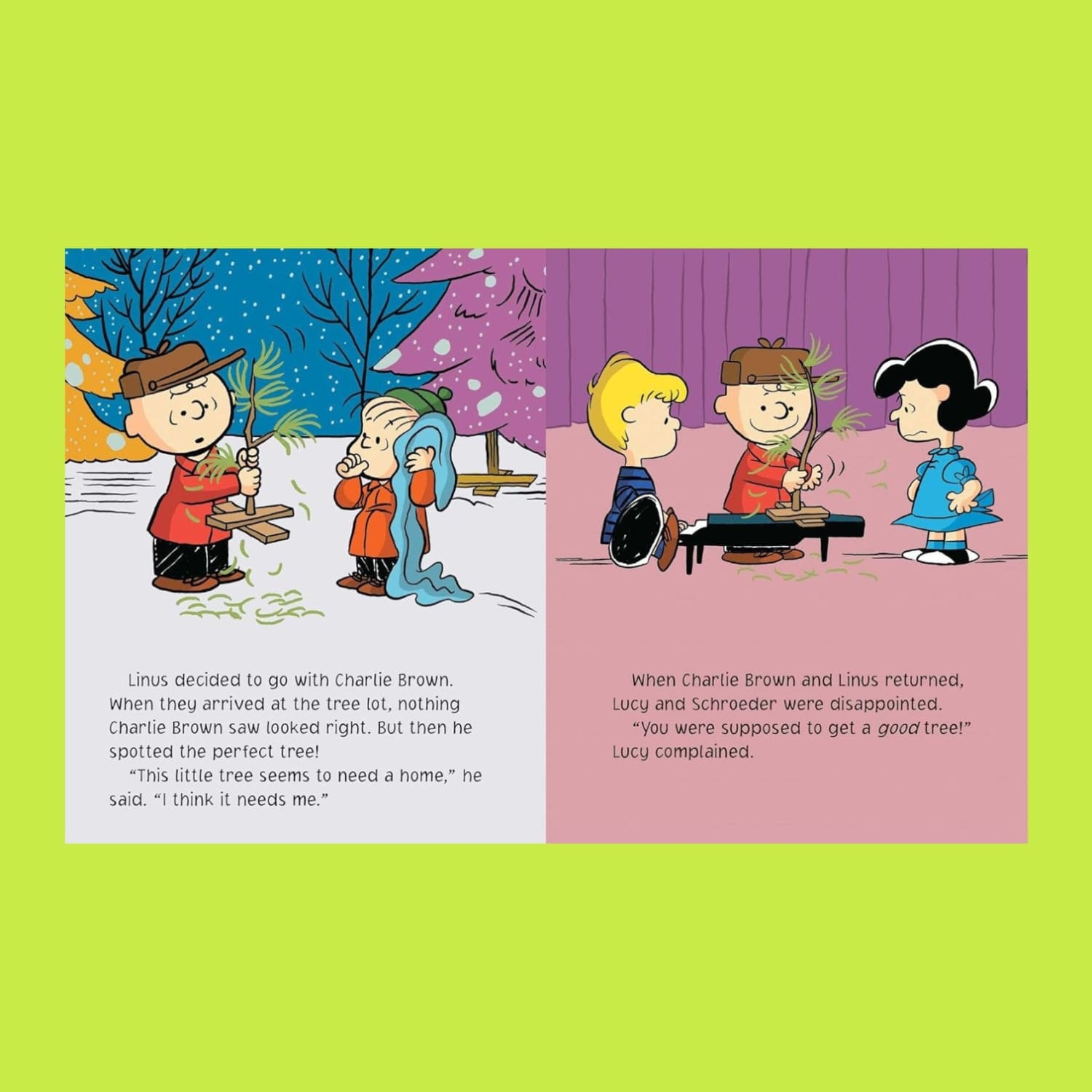 Charlie Brown Christmas Book - Cartoon - Cartoons - Charlie