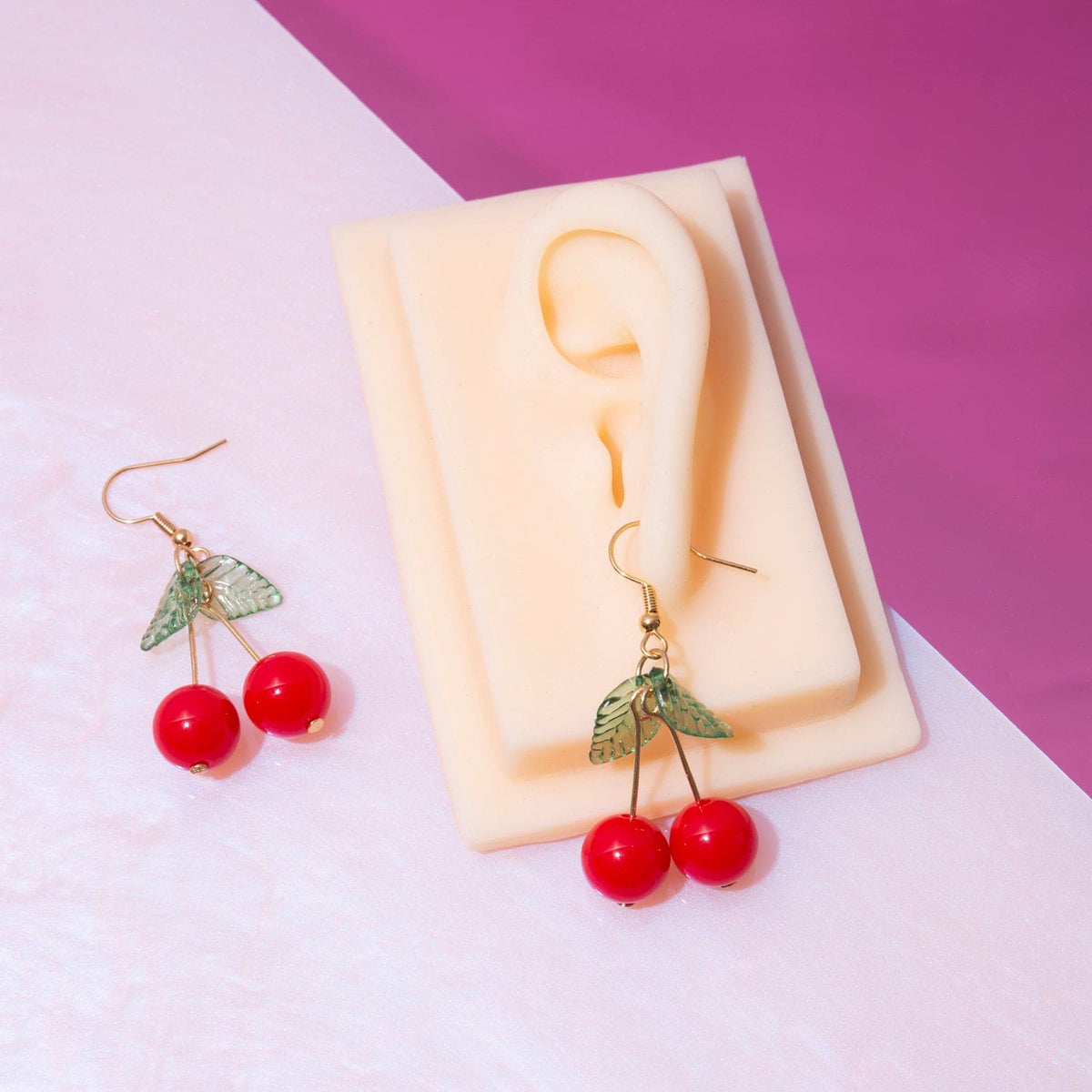 Cherry Fruit Earrings Affordable Jewelry - best Seller - 