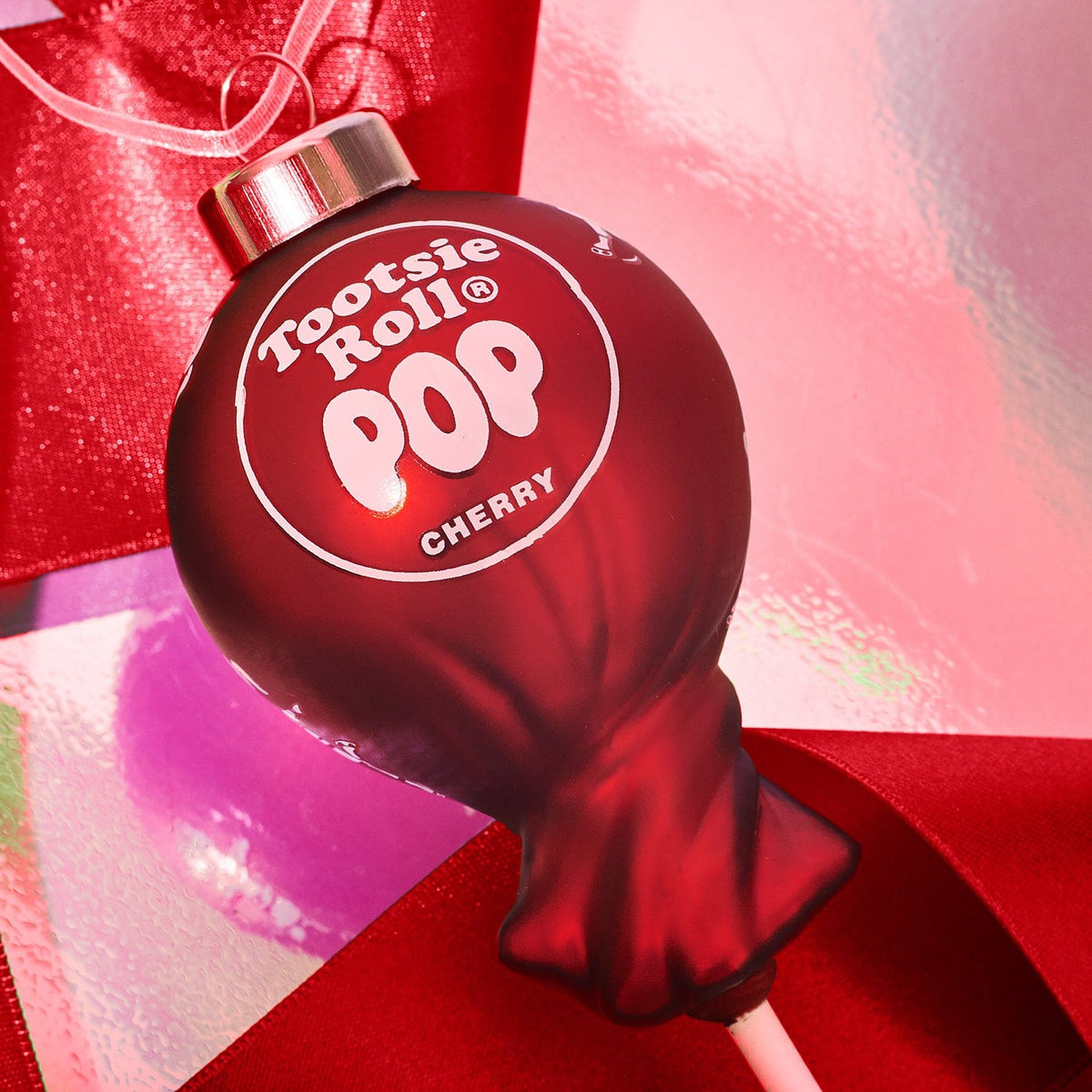 Cherry Tootsie Roll Pop Ornament 78493 0722 - Holiday22 - 