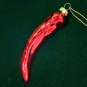 Chili Pepper Glass Ornament Chili Pepper - Fake Food