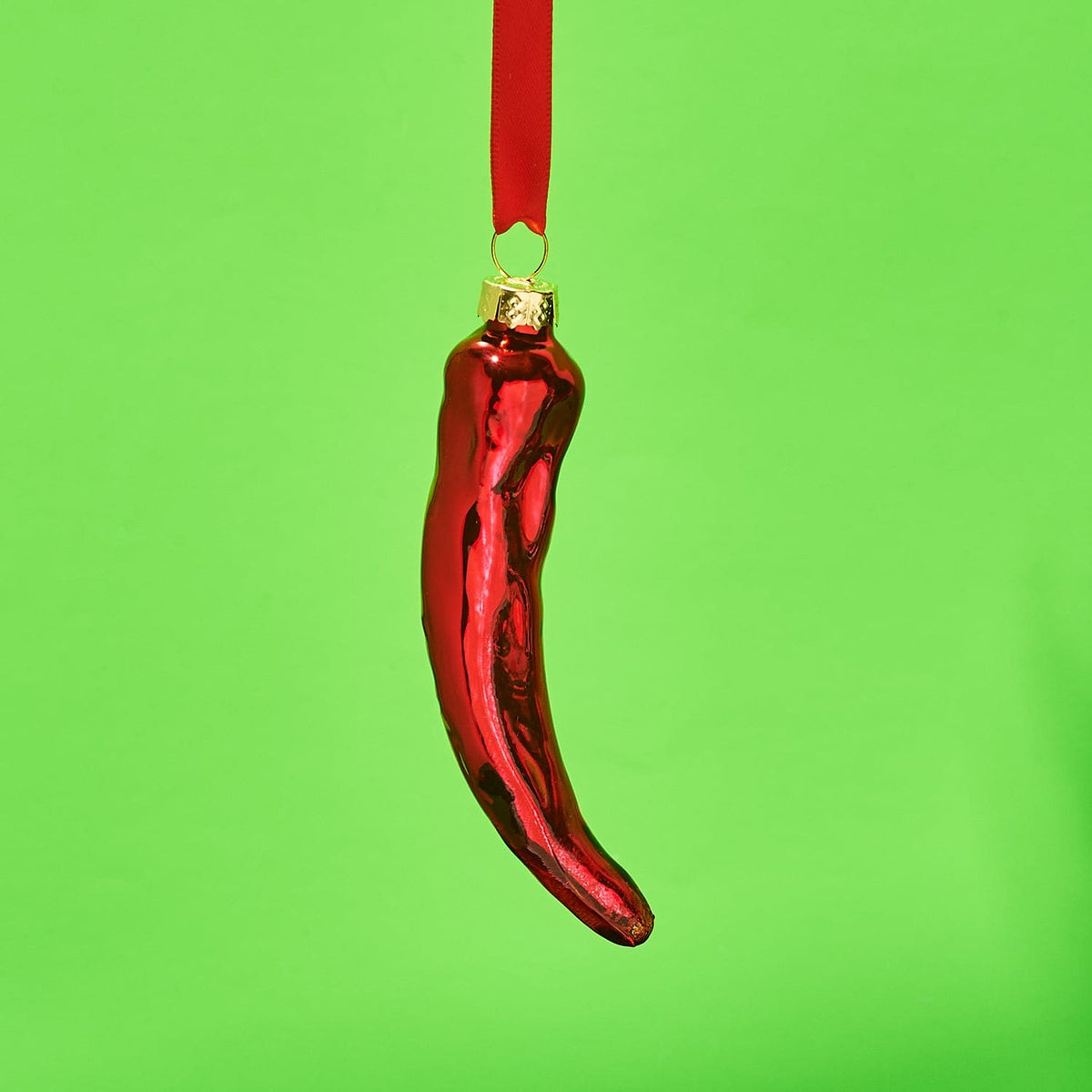 Chili Pepper Glass Ornament Chili Pepper - Fake Food