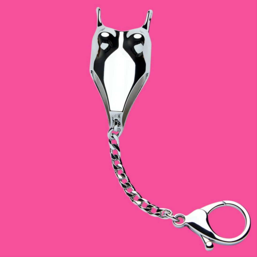 Chrome Lighter Cover Charm - One-piece Swimsuit Aesthetic