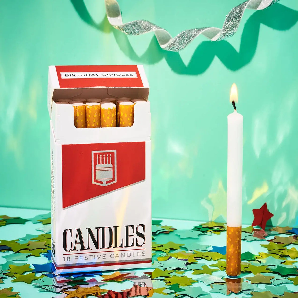 Cigarette Candles 18 Pack | Novelty Birthday Cake | Friends