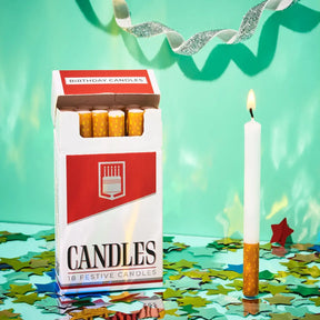 Cigarette Candles 18 Pack | Novelty Birthday Cake | Friends
