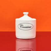 Cocaine Sugar Bowl Ceramic - Jar Kitchen And Drink